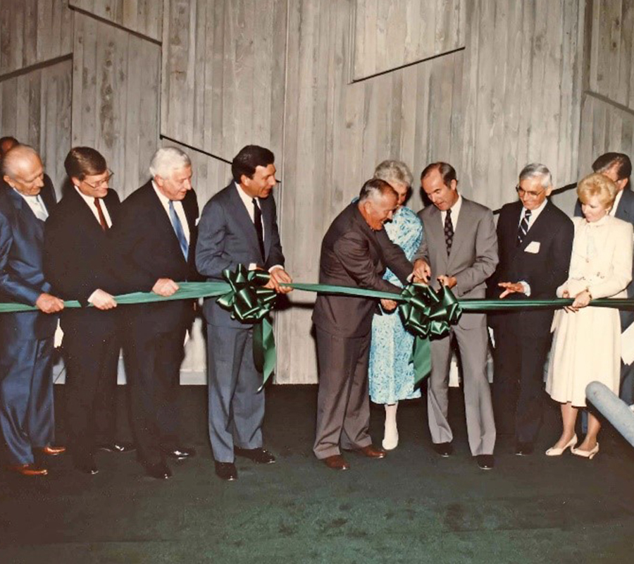 1988 ribbon cutting 